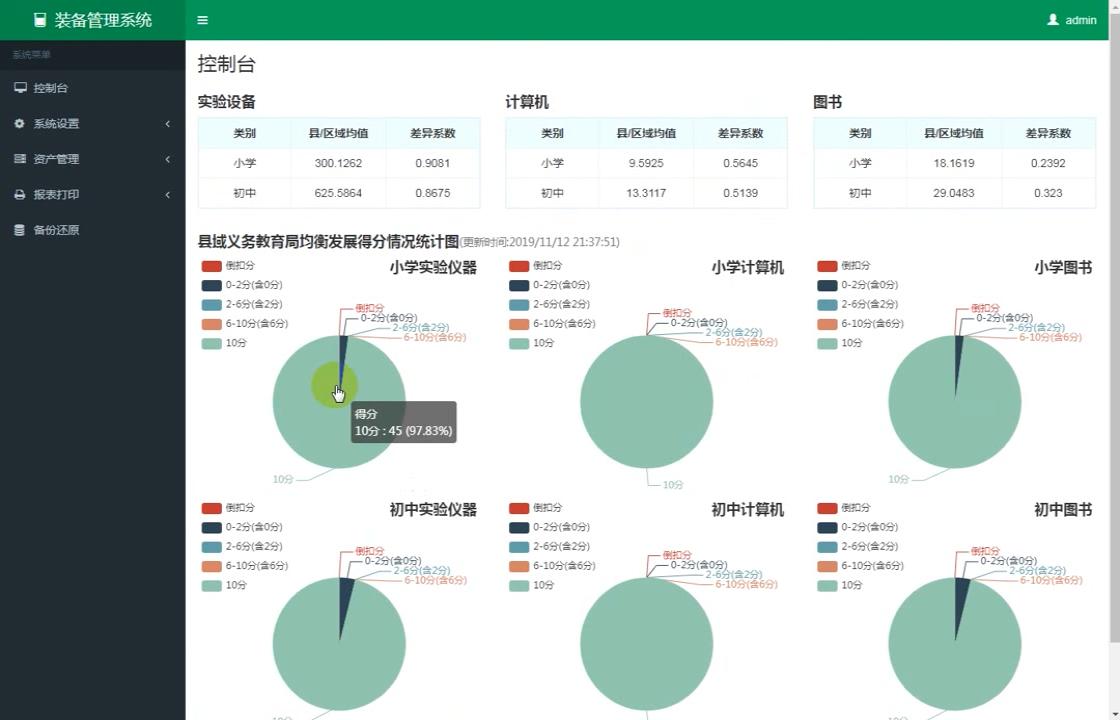 学校装备管理系统